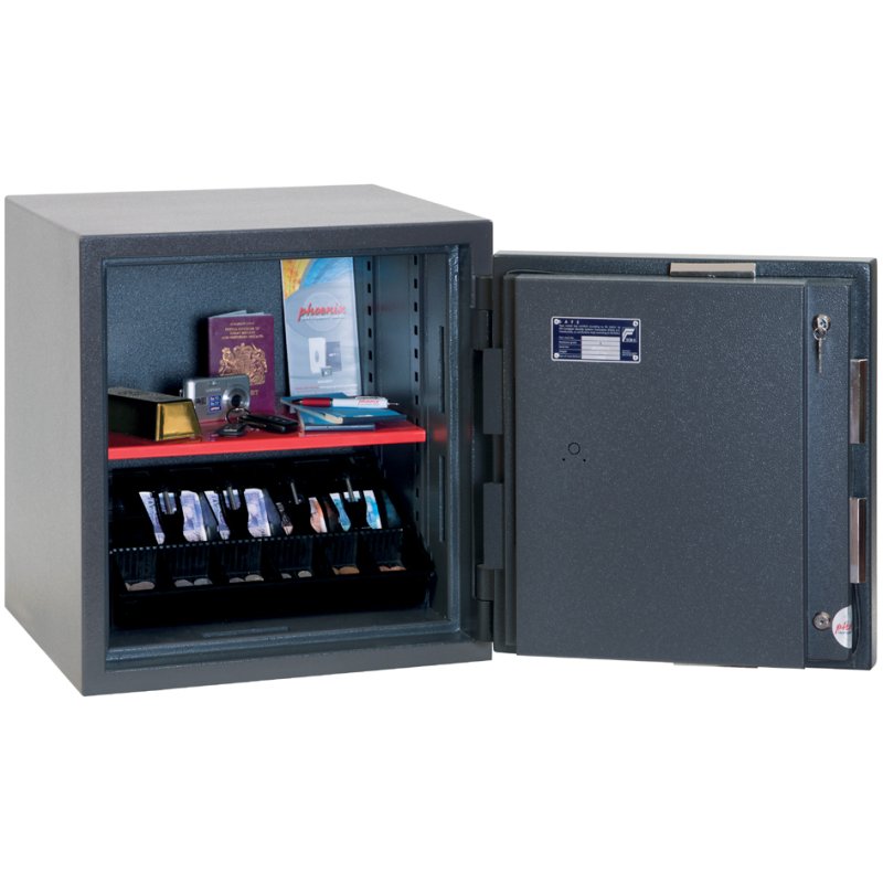 Phoenix coffre-fort anti-effraction HS3555E Tres, serrure électronique, 330 litres, gris graphite